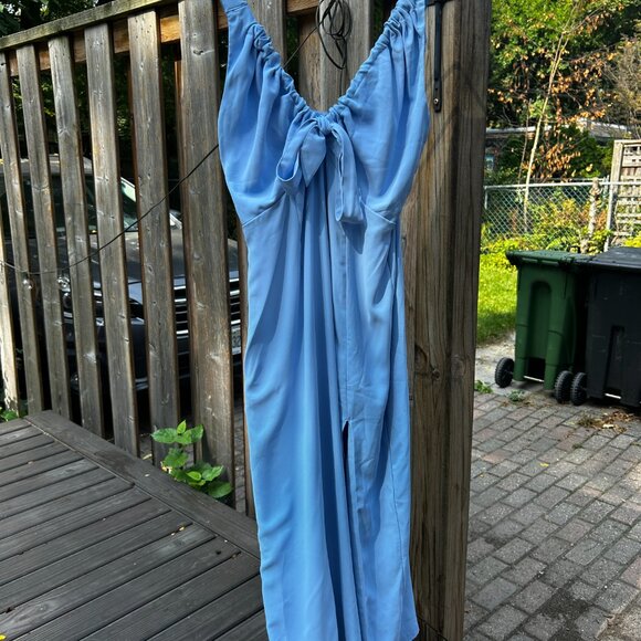 Abercrombie Powder Blue Midi Dress - Picture 4 of 7